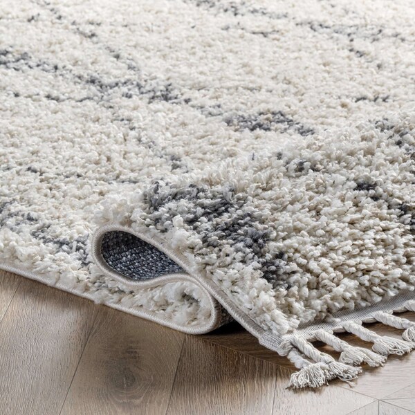 Selah Geometric Shag Area Rug 2ft 6in X 8ft